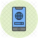 Smartphone Global Globo Icon