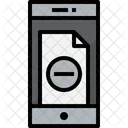 Smartphone Doc Quitar Icon