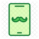 Smartphone Bigote Telefono Movil Icon