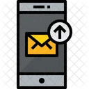 Smartphone Correo Flecha Icon