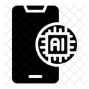 Smartphone Ai Inteligencia Artificial Icono