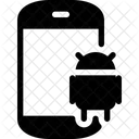 Teléfono inteligente android  Icono