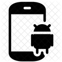 Telefono Inteligente Android Icono