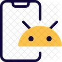 Teléfono inteligente android  Icono