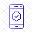 Telefono Inteligente Cifrado Seguridad Del Telefono Inteligente Privacidad Del Telefono Inteligente Icono