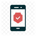 Teléfono inteligente cifrado  Icono