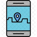 GPS para teléfono inteligente  Icono