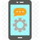 Telefono Movil Smartphone Mensaje Icon