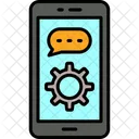 Telefono Movil Smartphone Mensaje Icon