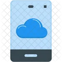 Teléfono en la nube  Icono