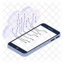 Conexiones En La Nube Red En La Nube Telefono En La Nube Icon