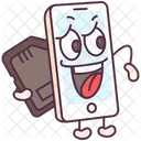 Telefonspeicher Mobiler Speicher Mobiler Speicher Symbol