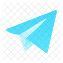 Telegrama Midia Social Logotipo Icon