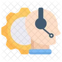 Telemarketer Support Customer Icon