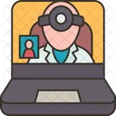 Telemedicine Healthcare Online Icon