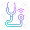 Telemedicine Online Checkup Online Doctor Icon