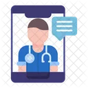 Medical Information Telehealth Icon