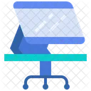 Computer Cart Portable Icon
