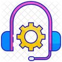 Telemercadeo Llamada Auriculares Icono