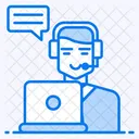 Telemercadeo Soporte Tecnico Call Center Icono