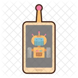 Teleoperierter Roboter  Symbol