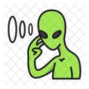 Telepatia Alienigena Telepatia Extraterrestre Comunicacao Alienigena Ícone