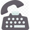 Telephone Type Writer Icon