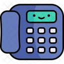 Telephone Kawaii Office Icon