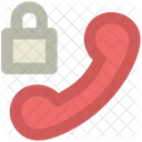 Telephone Receiver Lock Icon