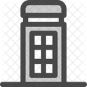 Telephone Booth Cabin Icon