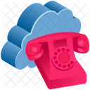 Cloud Computing Telephone Icon