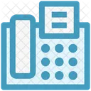 Fax And Telephone Fax Telephone Icon