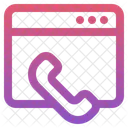 Telephone Phone Webpage Icon