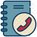 Telephone Note Contact Icon