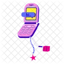 Téléphone à clapet  Icône