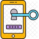 Acces Au Telephone Securite Du Telephone Smartphone Icon