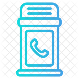 Telephone Booth  Icon