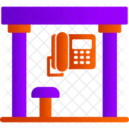 Telephone box  Icon