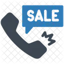 Telephone Call Conversation Sale Icon