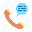 Telephone Chat  Icon