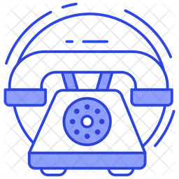 Téléphone fixe  Icône