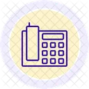 Telephone Line Icon Icon