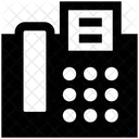 Fax And Telephone Fax Telephone Icon