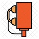 Vintage And Retro Expant Filled Outline Icon