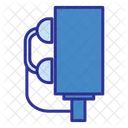 Vintage And Retro Expant Blue Icon