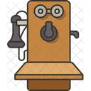 Telephone Magneto Wall Icon