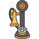 Telephone Candlestick Rotary Icon