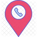 Telephone Location  Icon