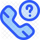 Help Support Telephone Question Icône
