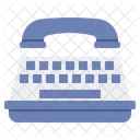 Telephone Typewriter  Icon